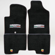 ABARTH 500 ABARTH ASSETTO CORSE Floor Mats (Black/LHD)
