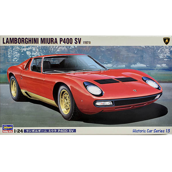 1/24 Lamborghini MIURA P400 SV plastic model