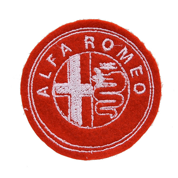 Alfa Romeoエンブレムワッペン (レッドベース)