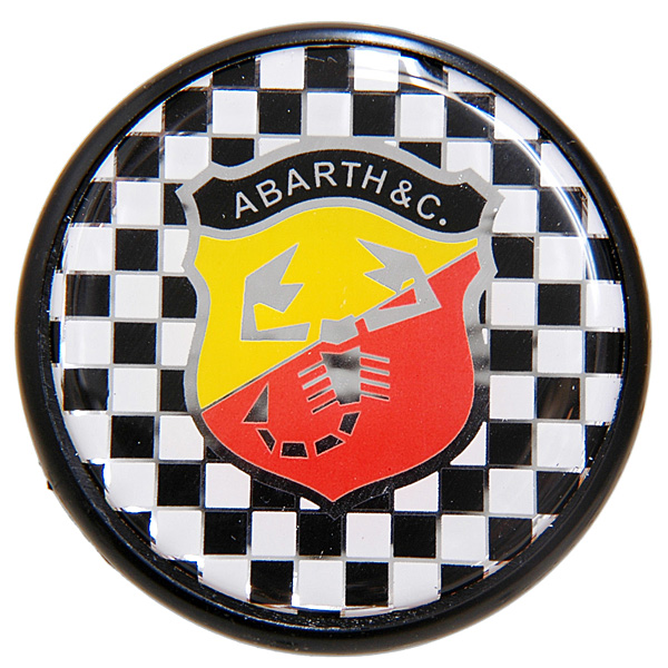 ABARTH Wheel Center Cap (Checker&Emblem/Large)