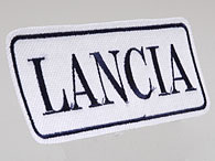 LANCIA Logo Patch (White Base/Blue Logo)
