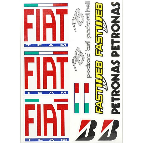 FIAT YAMAHA Sponsor Sticker Set