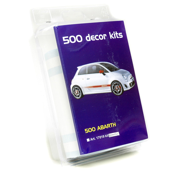 500 ABARTHサイドストライプステッカー : イタリア自動車雑貨店