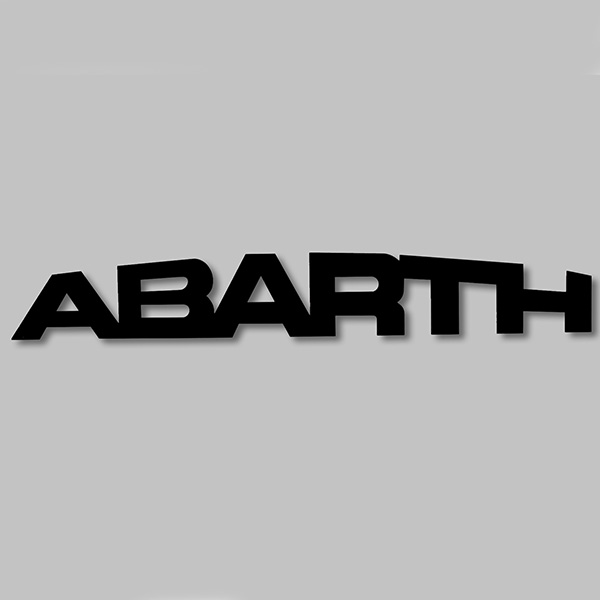 ABARTH NEWロゴステッカー (切り文字タイプ)