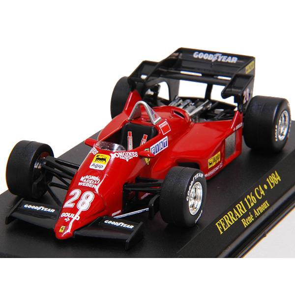 1/43 Ferrari F1 Collection No.36 126C4 RENE ARNOUXミニチュアモデル