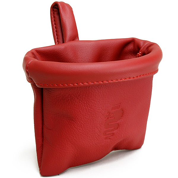 Alfa Romeo Small Leather Pocket with hook (Red/Poltrona Frau Leather)