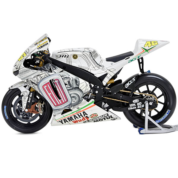 1/12 FIAT-YAMAHA YZR-M1 2007 Valencia GP�ߥ˥��奢��ǥ� (V.Rossi)