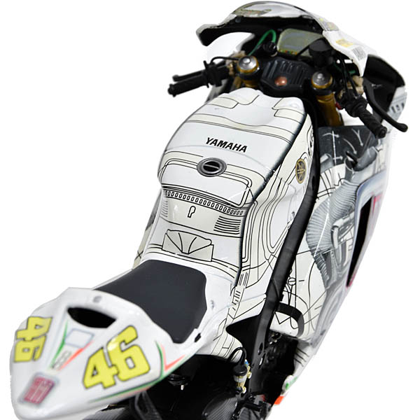 1/12 FIAT-YAMAHA YZR-M1 2007 Valencia GP�ߥ˥��奢��ǥ� (V.Rossi)