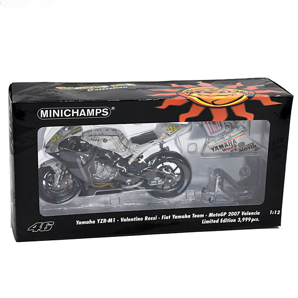 1/12 FIAT-YAMAHA YZR-M1 2007 Valencia GP�ߥ˥��奢��ǥ� (V.Rossi)