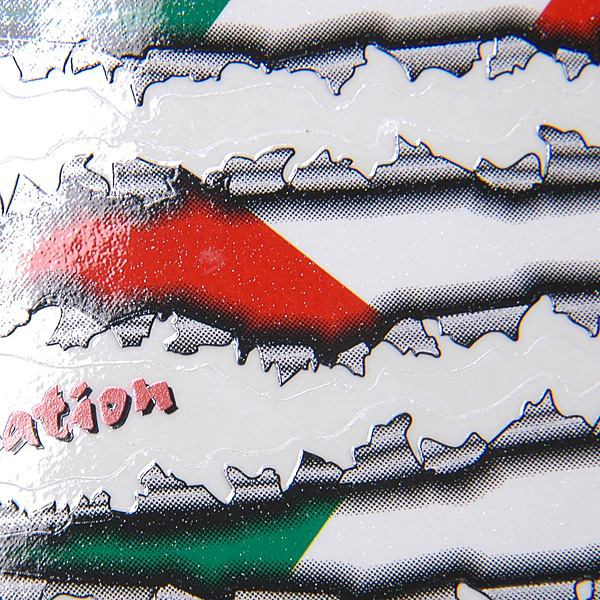 Italian Flag Graphic Sticker Set of 4pcs.