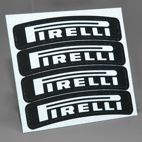 PIRELLI Logo Sticker for Tire (4pcs.)