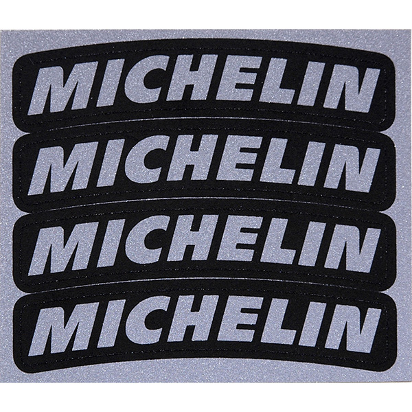 タイヤ用ロゴステッカー MICHELIN (反射タイプ/4枚セット)