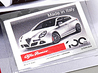 Alfa Romeo100周年記念POSTE ITALIANEポストカード&切手セット