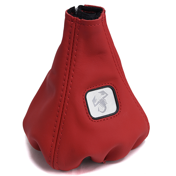 500 ABARTH Leather Shift Boots (Red/Red Steach/Scorpione Plate)
