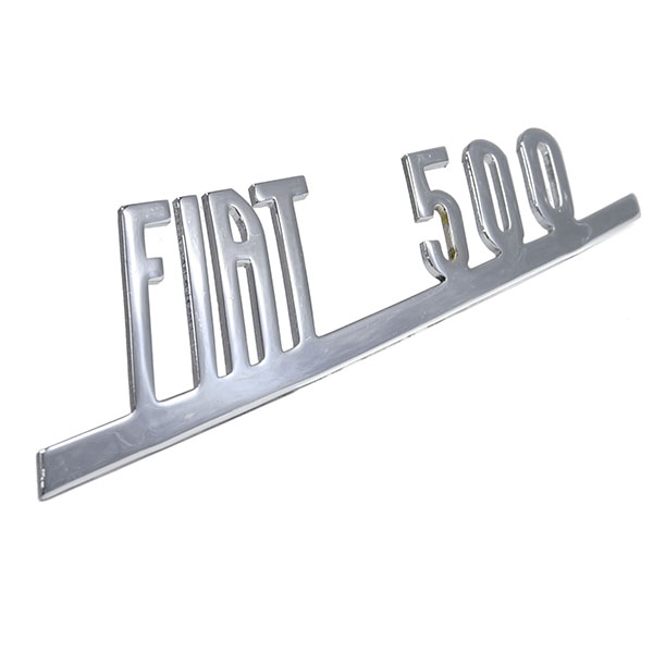 FIAT 500ロゴエンブレム (クローム)
