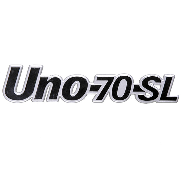 FIAT Uno 70-SLロゴエンブレム(プラスティック製)