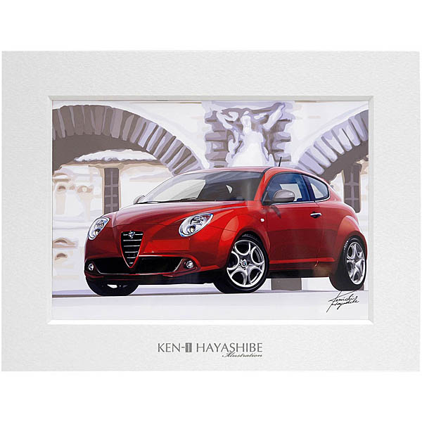Alfa Romeo MiTo(レッド)イラストレーション by林部研一<br><font size=-1 color=red>02/21到着</font>