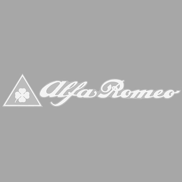 Alfa Romeoロゴ&Quadrifoglioステッカー(切り抜きタイプ/145mm) 