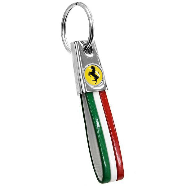 Ferrariトリコロールキーリング (スリムタイプ)<br><font size=-1 color=red>07/20到着</font>