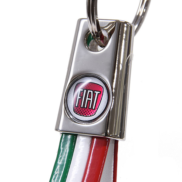 FIAT Tri color Keyring (2007/slim type)