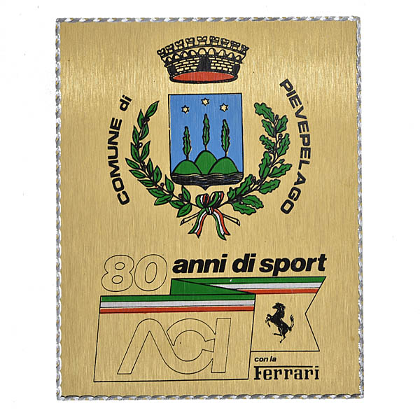 ACI 80anni sport PIEVEPELAGOプレート