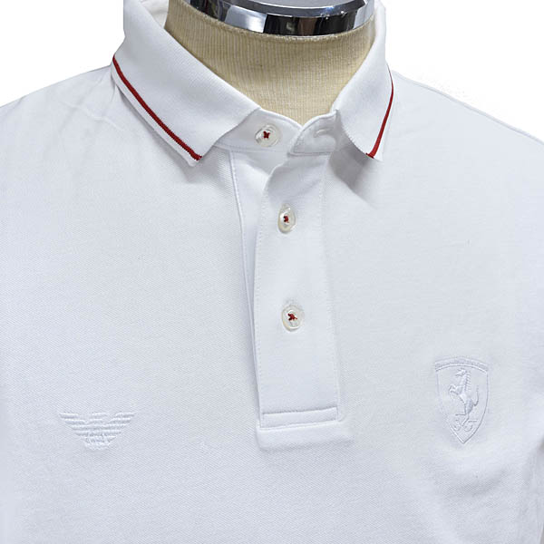 Scuderia Ferrariチームエンジニア支給品半袖ポロシャツ by EMPORIO ARMANI