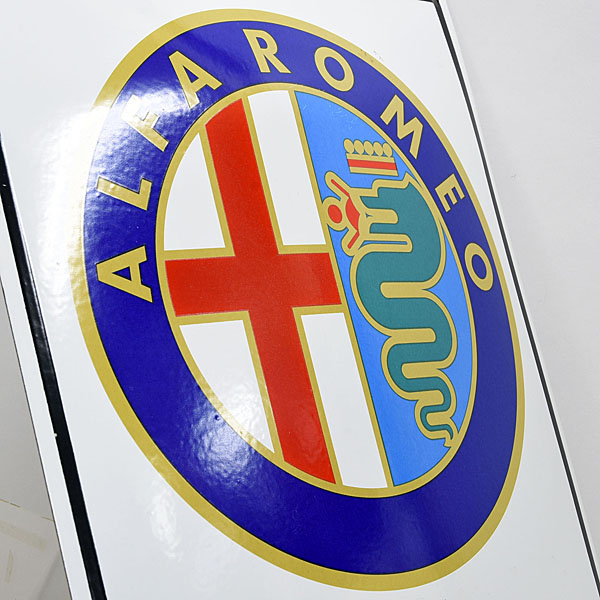Alfa Romeo SERVICEホーロー製サインボード