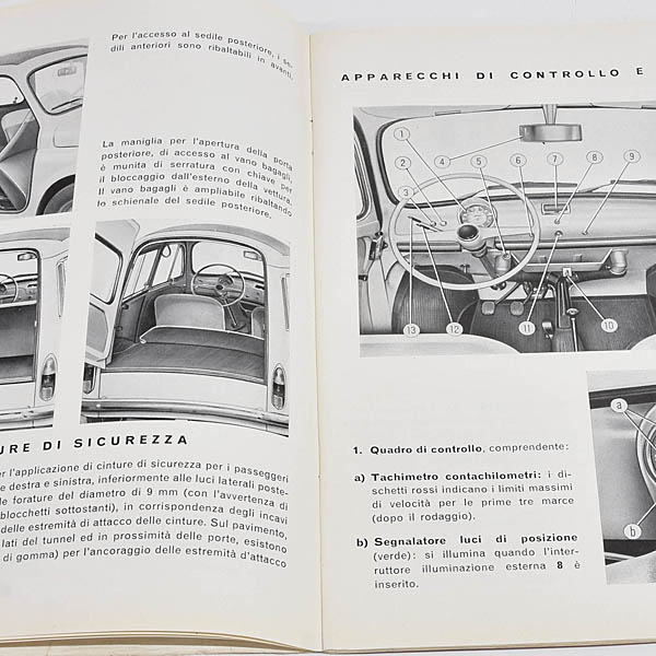FIAT Giardiniera500 1963オリジナルオーナーズマニュアル