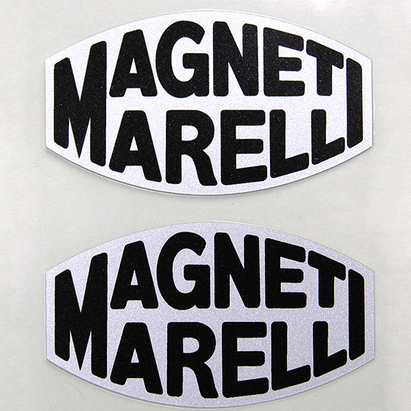 MAGNETI MARELLIロゴステッカー(2枚組/クリア枠ベース)