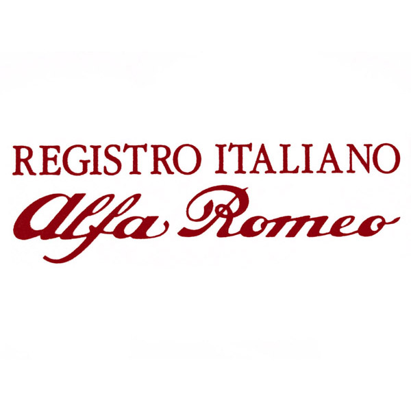 REGISTRO ITALIANO Alfa Romeo Logo Sticker(Die Cut)