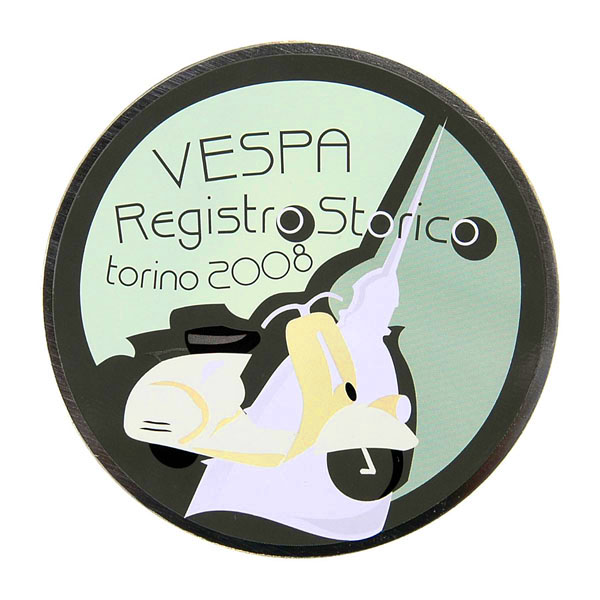 Vespa Registro Storico Torino 2008エンブレム