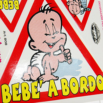 Sticker Bebé a bordo – Pepeaudio Store