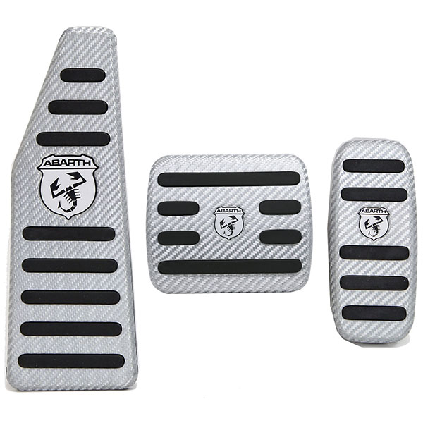 ABARTH Official 500 AMT ALUTEX Pedal Set(LHD/Silver)