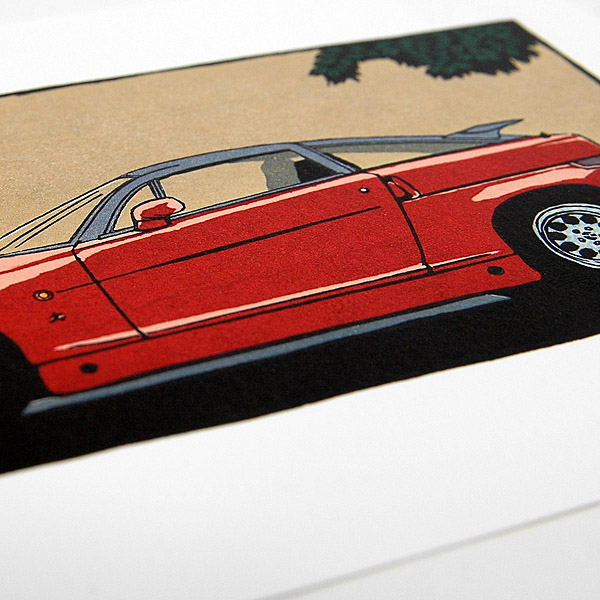 Alfa Romeo SZ Post Card