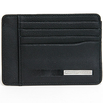 Pininfarina Leather Card Holder PERGUSA by BRICS (Black)(BP908861-099)