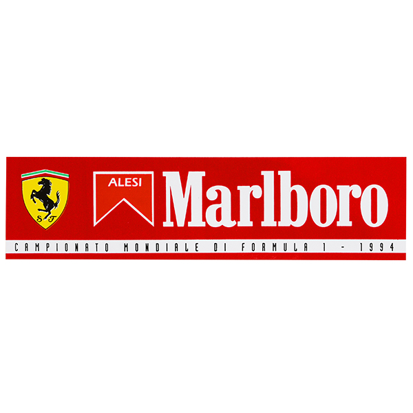 Scuderia Ferrari Marlboro 1994年プロモーションステッカー(J.ALESI/Large)