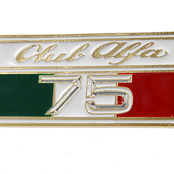 Club Alfa 75エンブレム