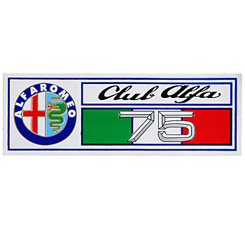 Club Alfa 75ステッカー