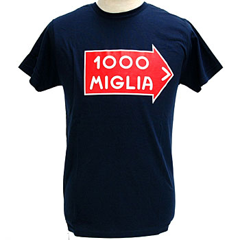 1000 MIGLIAオフィシャルロゴTシャツ(ネイビー)