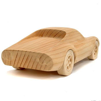1/10 Ferrari Dino Wooden Model
