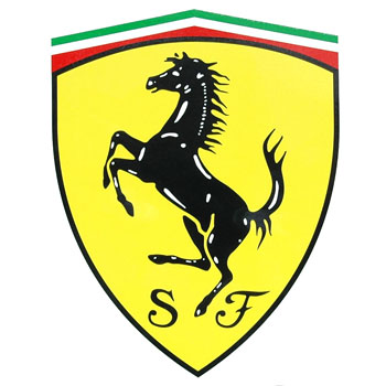 Scuderia Ferrariエンブレム水転写デカール(1960年代レプリカ)