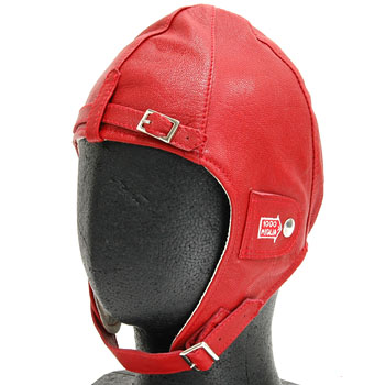 1000 MIGLIAオフィシャルレザーヘルメット(レッド)