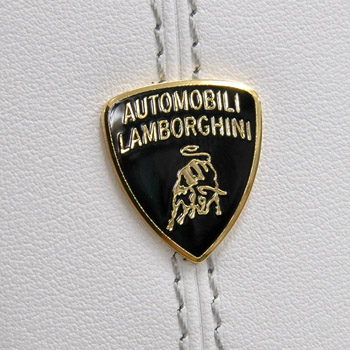 Lamborghini iPhone6/6s bool leather case(black/white)