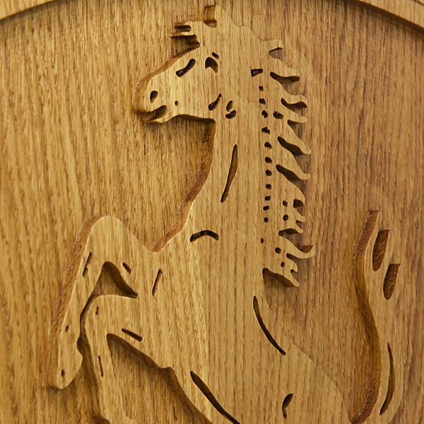Scuderia Ferrari Emblem Wooden Object