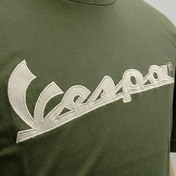 Vespa Official Logo T-shirts(Green)