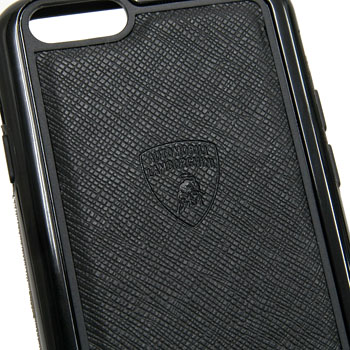 Lamborghini iPhone6/6s Book Type Leather Case(Magnet/Black/Green)