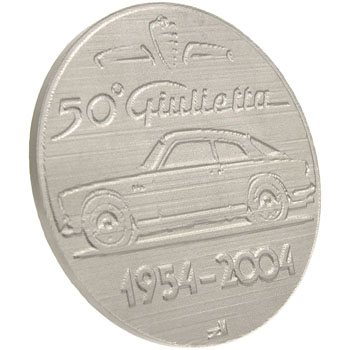 Alfa Romeo Giulietta誕生50周年記念ペーパーウェイト by RIA(Registro Italiano Alfa Romeo)