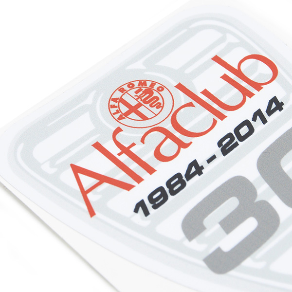 Alfa CLUB 30周年記念ステッカー