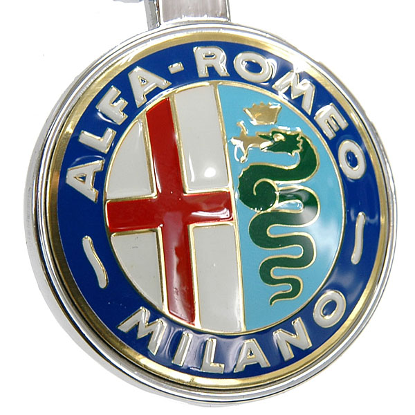 Alfa Romeo MILANOエンブレムクロームキーリング