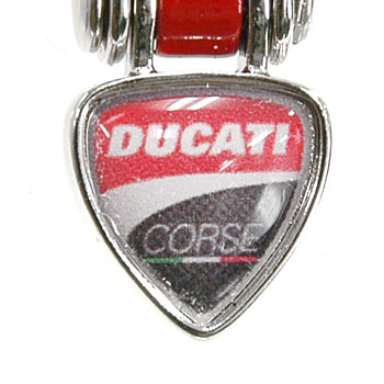 DUCATI Chain Shaped Keyring-DUCATI CORSE- : Italian Auto Parts